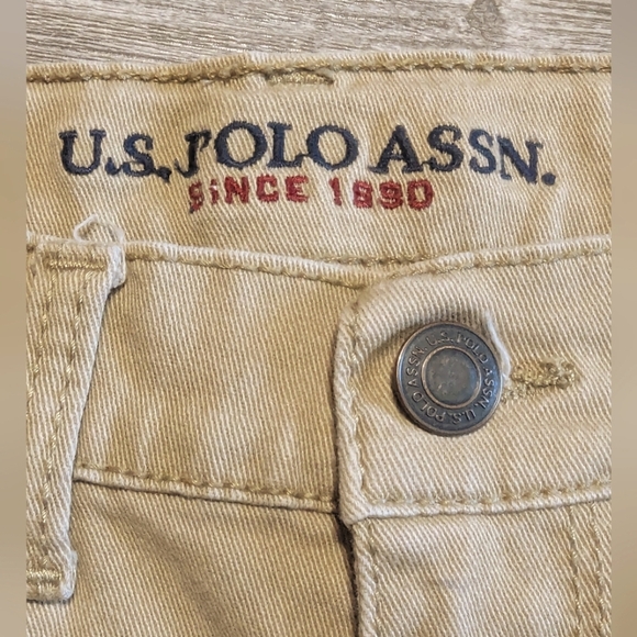 U.S. Polo Assn. Tan Pants Size Boys 14 - Picture 5 of 11